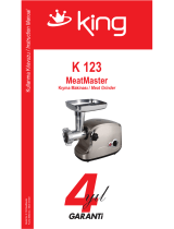 King K 123 MeatMaster User manual