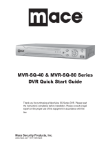 Mace MVR-SQ-40 Series Quick start guide