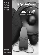 Rockford Fosgate Fanatic P FNP1514 Operating & Installation Manual