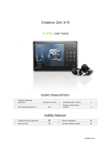 Creative ZEN X-Fi User manual