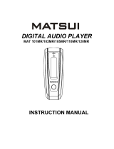 Matsui 120MR User manual