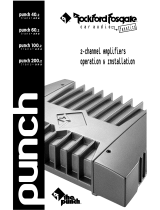 Rockford Fosgate PUNCH 40.2 Operations & Installation Manual