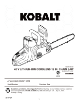 Kobalt KCS 120-07 User manual