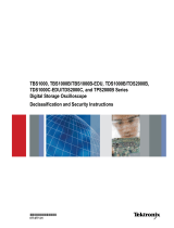 Tektronix TPS2014B Security Instructions