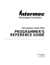 Intermec PEN*KEY 6100 Programmer's Reference Manual