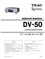 TEAC Esoteric DV-50 User manual