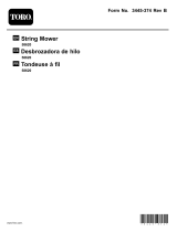 Toro String Mower User manual