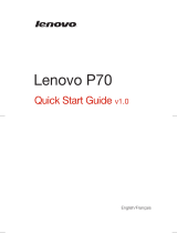 Lenovo P70 Quick start guide