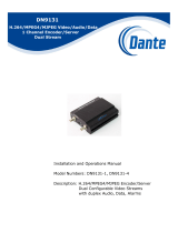 Dante DN9131-1 Operating instructions