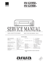 Aiwa HV-GX950 K User manual