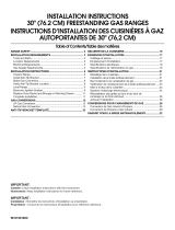 Maytag MGR7661WB1 Installation Instructions Manual