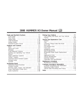 Hummer 2008 H3 Owner's manual