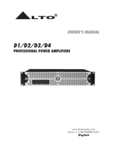 Alto D2 Owner's manual