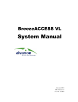 Alvarion BreezeACCESS VL 5.4 System Manual