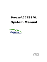 Alvarion SU-A-54-VL System Manual