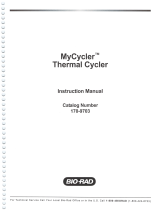 BIO RAD MyCycler User manual