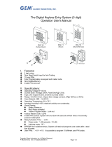 GEM DG-11 (Mount) Operation User's Manual