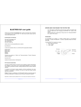 BlueTrek G2 User manual