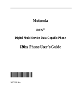 Motorola i30sx User manual