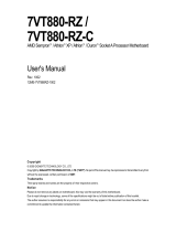 Gigabyte 7VT880-RZ-C User manual