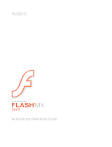 MACROMEDIA FLASH MX 2004 - ACTIONSCRIPT Reference guide