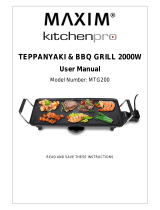 Maxim Kitchenpro MTG200 User manual
