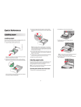 Lexmark 736dn - C Color Laser Printer Reference guide
