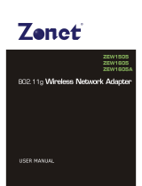 Zonet ZEW1605 User manual