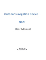 Magellan Cyclo 505 series User manual