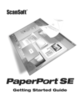 ScanSoft PaperPort SE Getting Started Manual