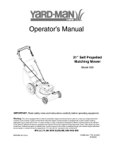 Yard-Man 559 User manual