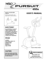 Weslo WLEVEX14500 User manual