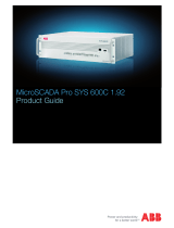 ABB MicroSCADA Pro SYS 600C User manual