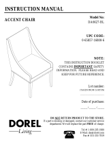 Dorel DA6627-BL User manual