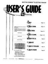 Maytag Gemini MER6769BAW User manual