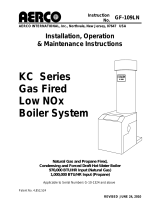 Aerco KC Series Installation, Operation & Maintenance Instructions Manual