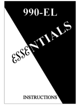 Esse 990-EL Instructions Manual