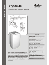 Haier HWM70-10B User manual