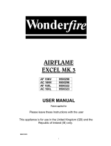 Wonderfire airflame excel mk.3 AC 16XL User manual
