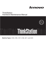Lenovo ThinkStation D20 Hardware Maintenance Manual