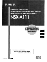 Aiwa NSX-A111 User manual