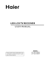 Haier LET26C400HF User manual