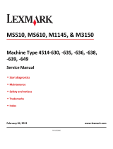 Lexmark M3150 User manual