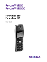 Proximus Forum 5000 User manual
