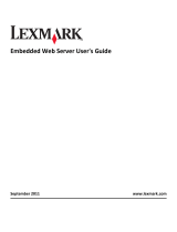 Lexmark Embedded Web Server User manual