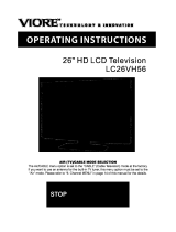 VIORE LC26VH56 Operating Instructions Manual