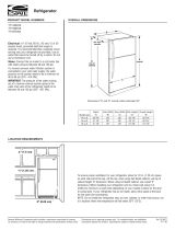 Estate TT16DKXS Dimension Manual