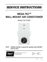 Bard MEGA-TEC W120AP Service Instructions Manual