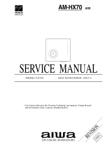 Aiwa AM-HX70 User manual