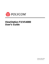 Polycom QUICKSTART VS4000 User manual